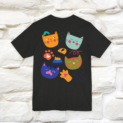 ''The Power Of Meow'' Cat T-Shirt Front and Back Design | Nunu&Miao Studio - Nunu&Miao Studio