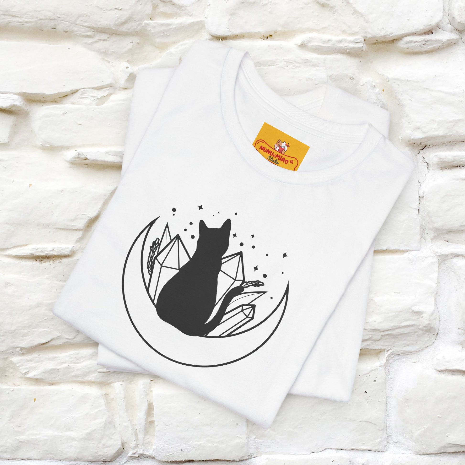 ''The Cristal'' Cat T-Shirt Front and Back Design | Nunu&Miao Studio - Nunu&Miao Studio