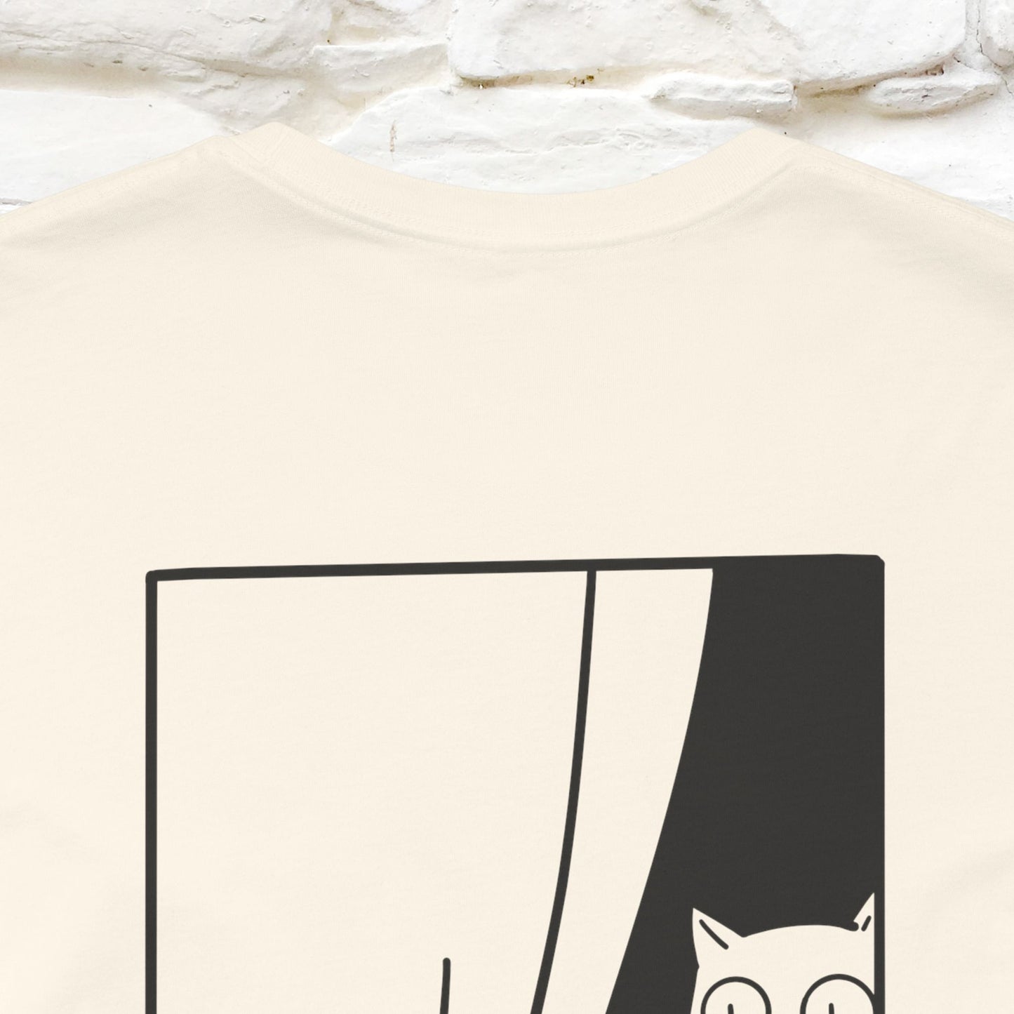 “Don’t trust atoms… they make up everything.” |  Cat T-Shirt | Front & Back Design | Nunu&Miao Studio