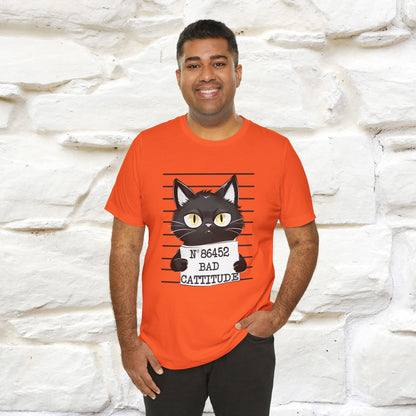 "Bad Cattitude" Cat T-Shirt | Nunu&Miao Studio - Nunu&Miao Studio