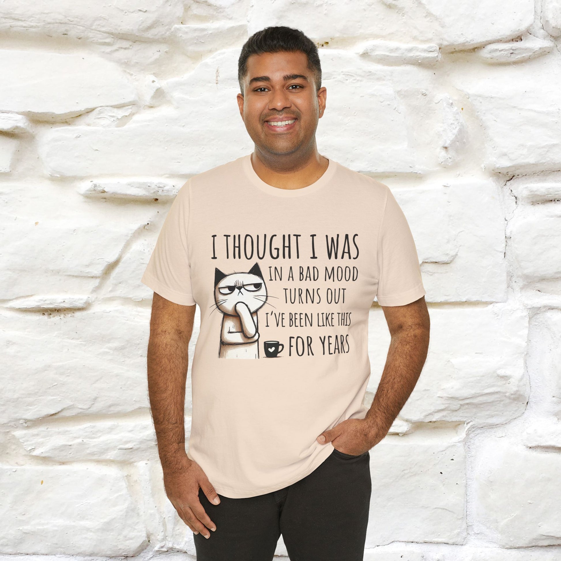 "I Thought I was In A Bad Mood.. " Cat  T-shirt |Nunu&Miao Studio - Nunu&Miao Studio