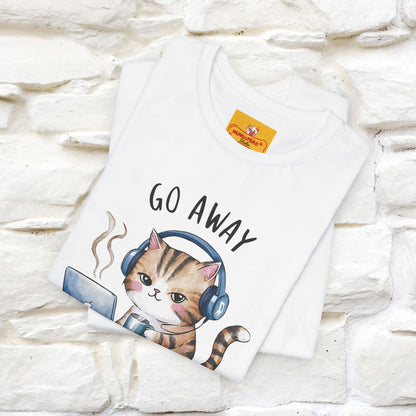 ''Go Away, I’m Introverting'' | Cat T-Shirt | Nunu&Miao Studio - Nunu&Miao Studio