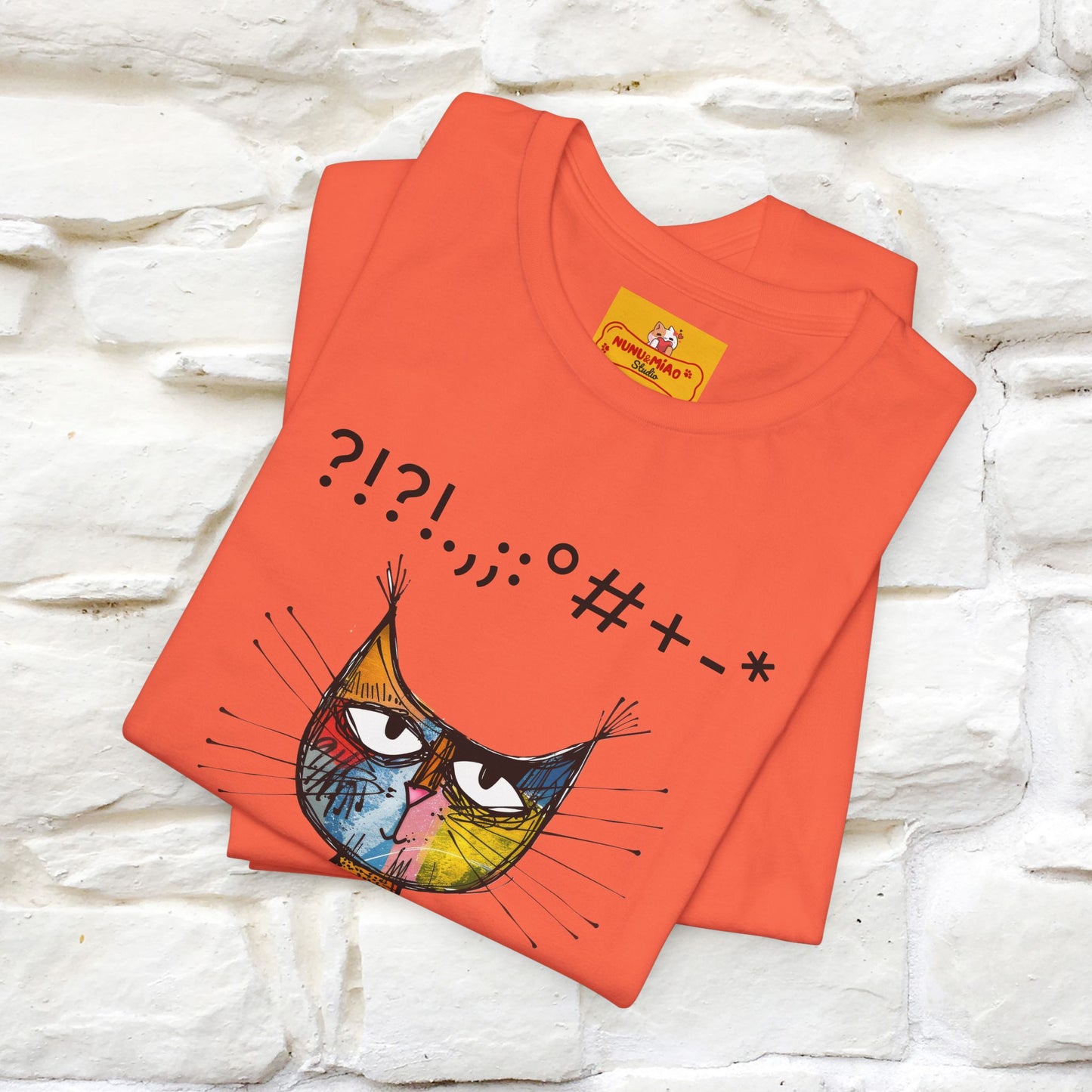 "Enigma" Cat T-shirt |Nunu&Miao Studio - Nunu&Miao Studio