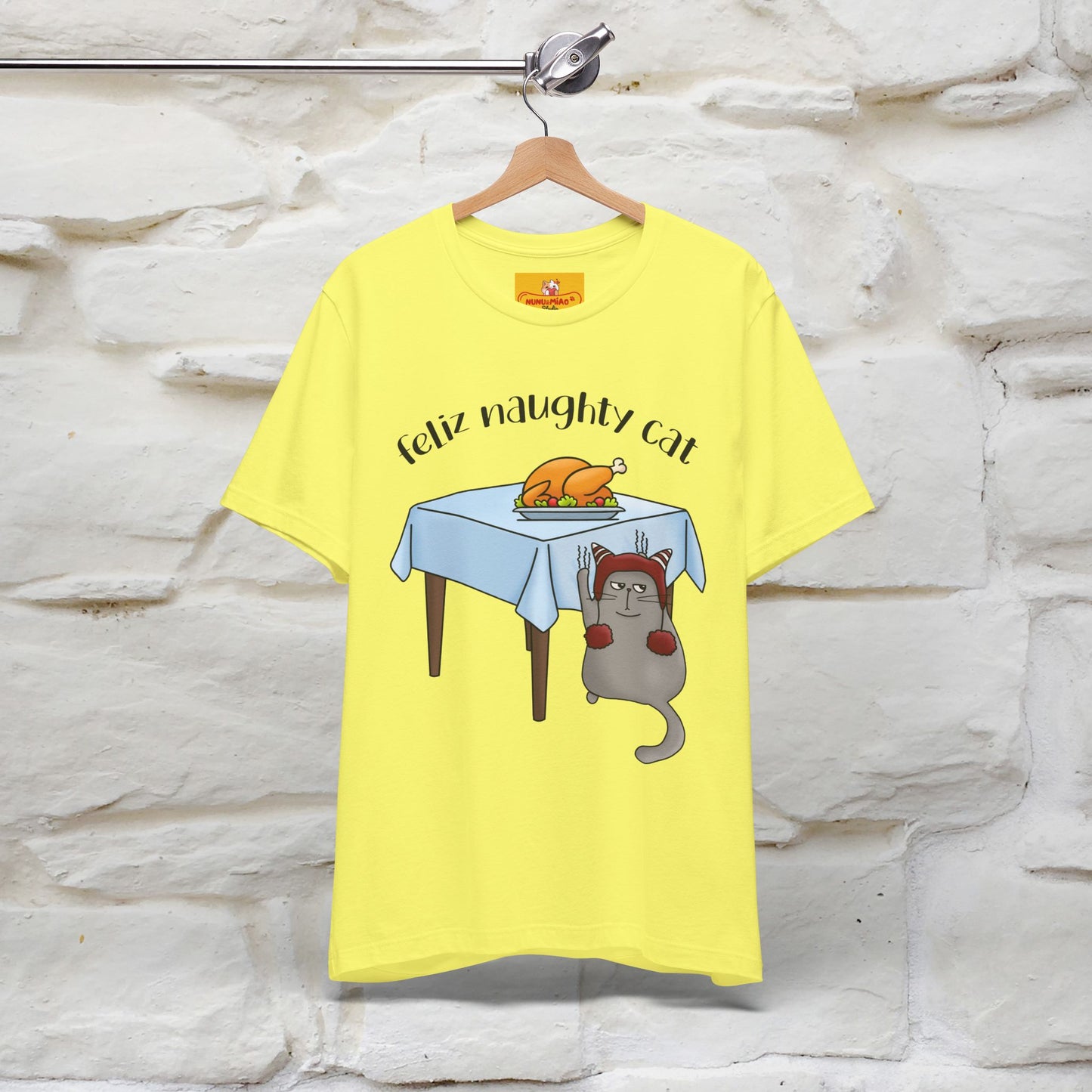 "Feliz Naughty Cat" |Funny Cat T-Shirt | Nunu&Miao Studio