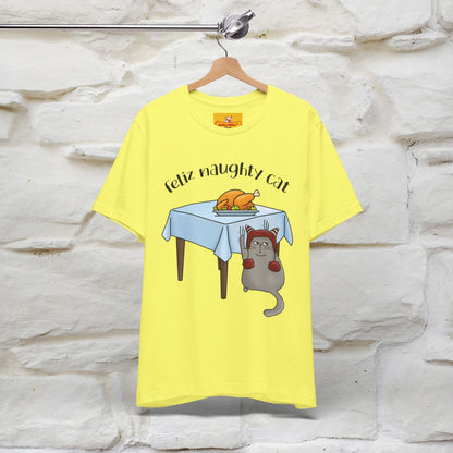 "Feliz Naughty Cat" |Funny Cat T-Shirt | Nunu&Miao Studio