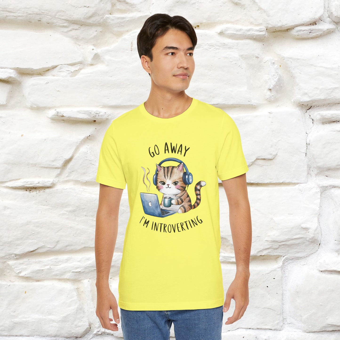 ''Go Away, I’m Introverting'' | Cat T-Shirt | Nunu&Miao Studio - Nunu&Miao Studio
