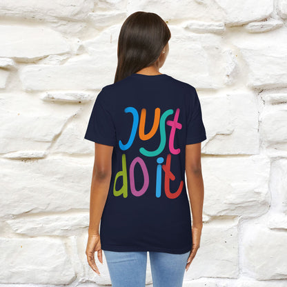 "Yes, Just Do It" Cat T-Shirt| Front & Back Design | Nunu&Miao Studio - Nunu&Miao Studio