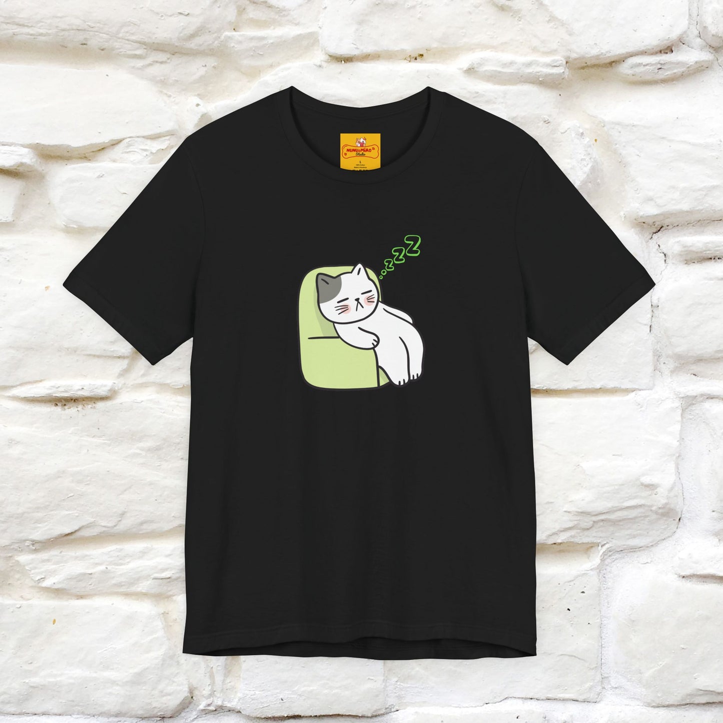 "Keep going… the couch isn’t going to nap on itself." Cat T-Shirt| Front & Back Design | Nunu&Miao Studio - Nunu&Miao Studio