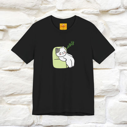 "Keep going… the couch isn’t going to nap on itself." Cat T-Shirt| Front & Back Design | Nunu&Miao Studio - Nunu&Miao Studio