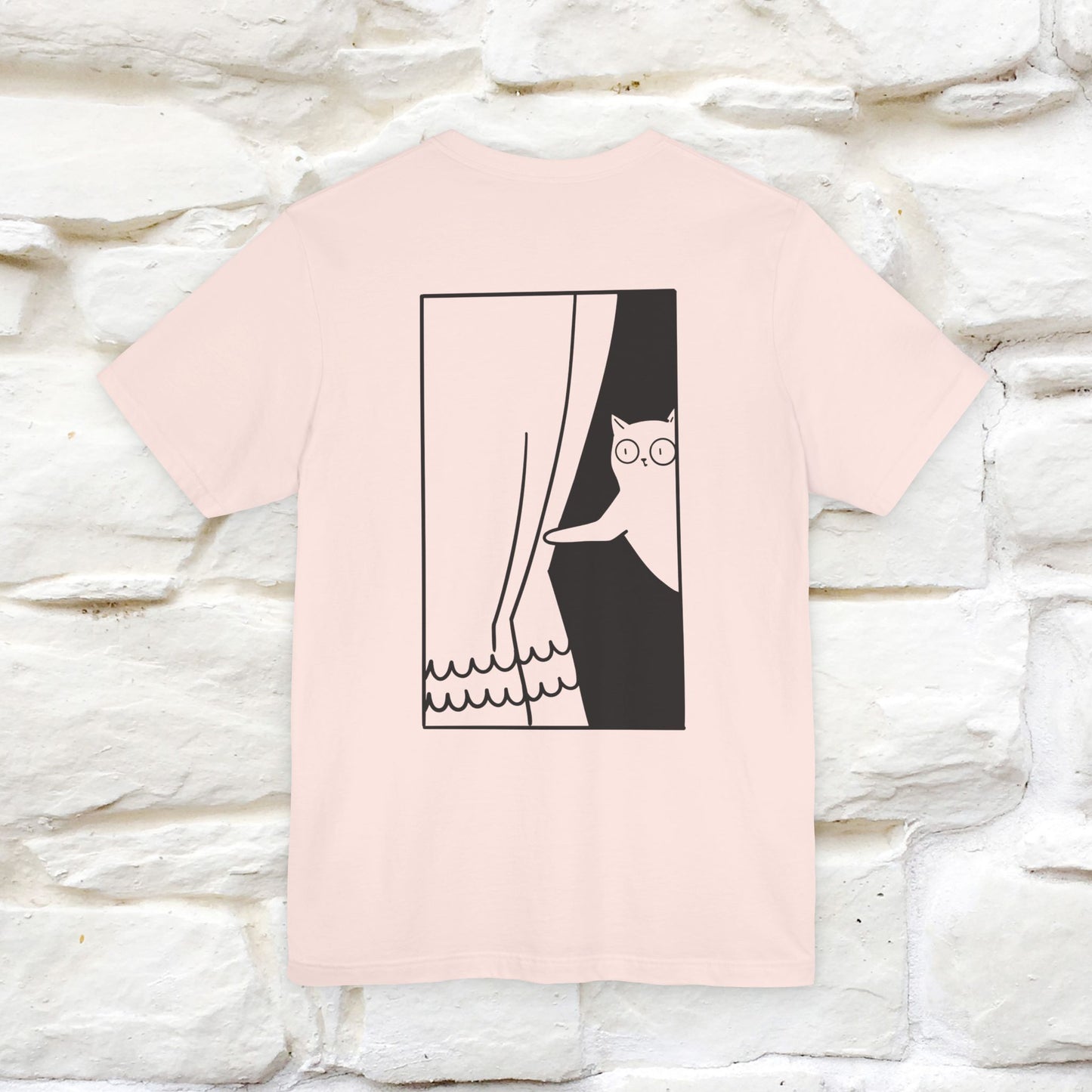 “Don’t trust atoms… they make up everything.” |  Cat T-Shirt | Front & Back Design | Nunu&Miao Studio