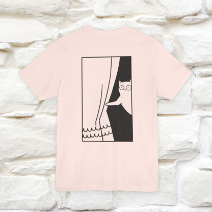 “Don’t trust atoms… they make up everything.” |  Cat T-Shirt | Front & Back Design | Nunu&Miao Studio