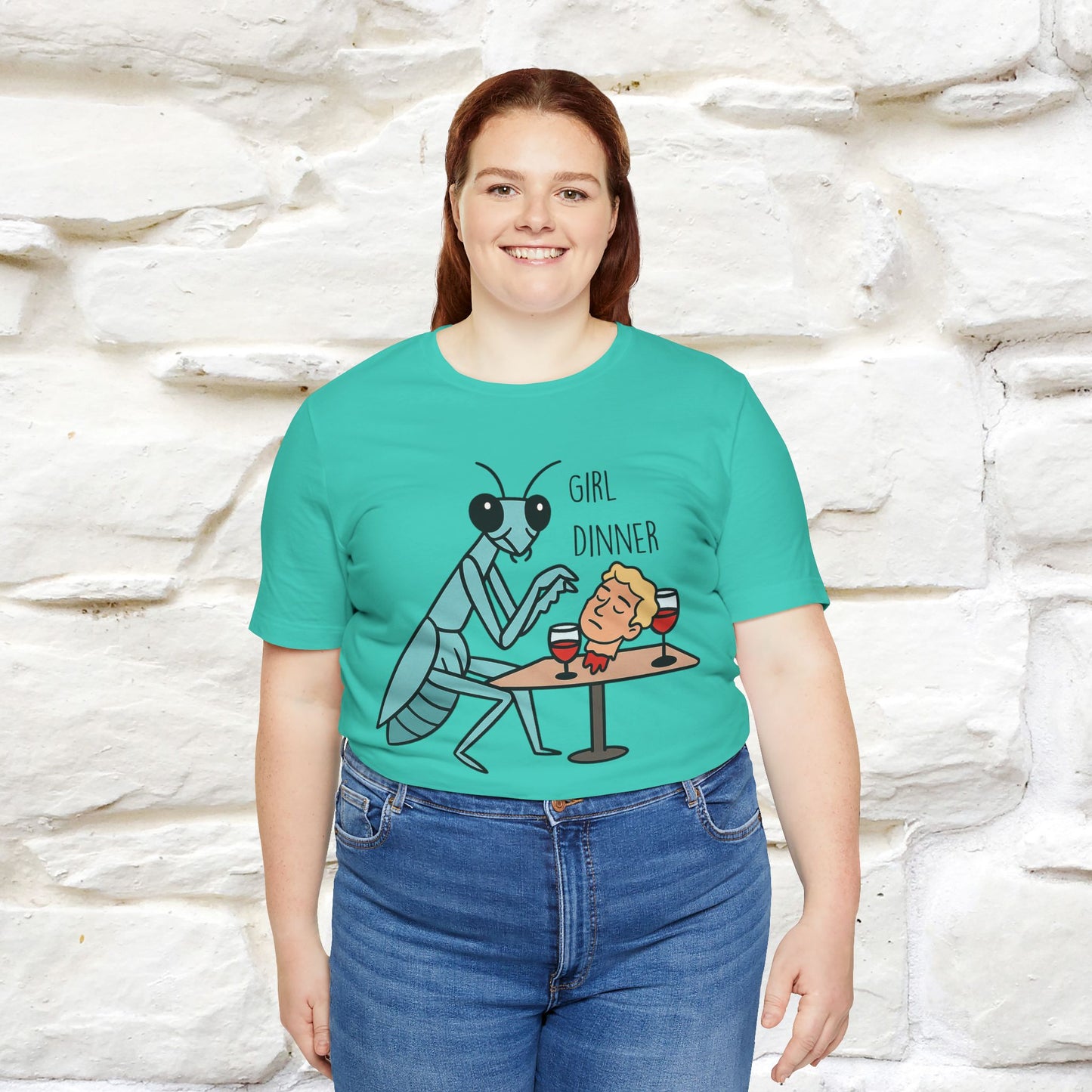 "Girl Dinner" Funny T-shirt |Nunu&Miao Studio - Nunu&Miao Studio