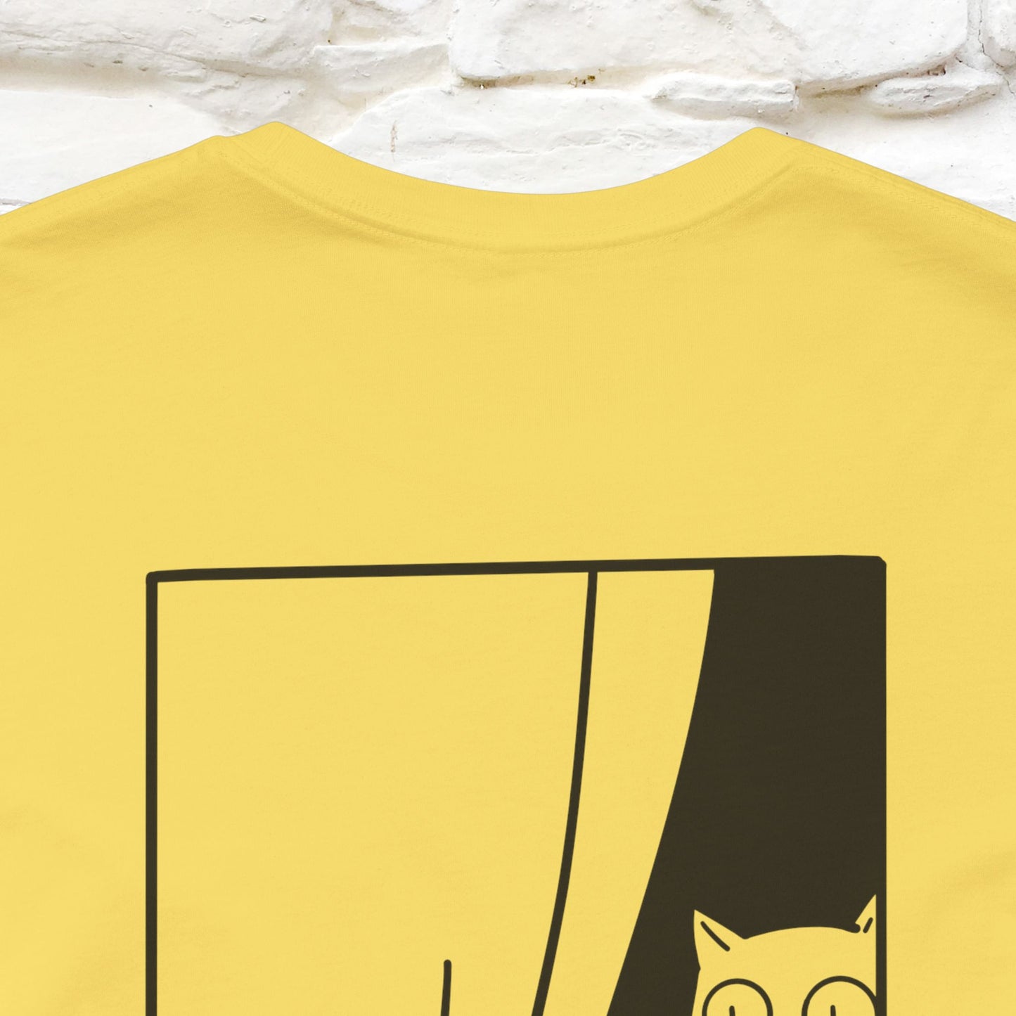 “Don’t trust atoms… they make up everything.” |  Cat T-Shirt | Front & Back Design | Nunu&Miao Studio