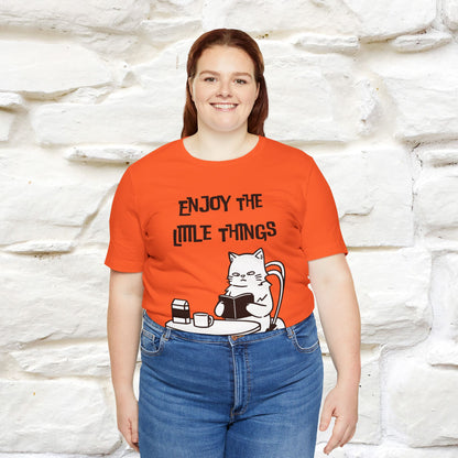 "Enjoy The Little Things." Cat T-Shirt | Nunu&Miao Studio