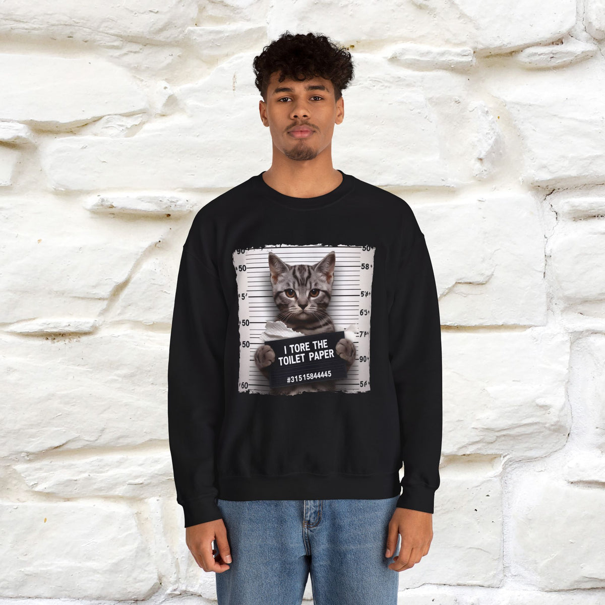"I Tore The Toilet Paper.'' |Cat Sweatshirt | Nunu&Miao Studio