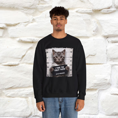 "I Tore The Toilet Paper.'' |Cat Sweatshirt | Nunu&Miao Studio