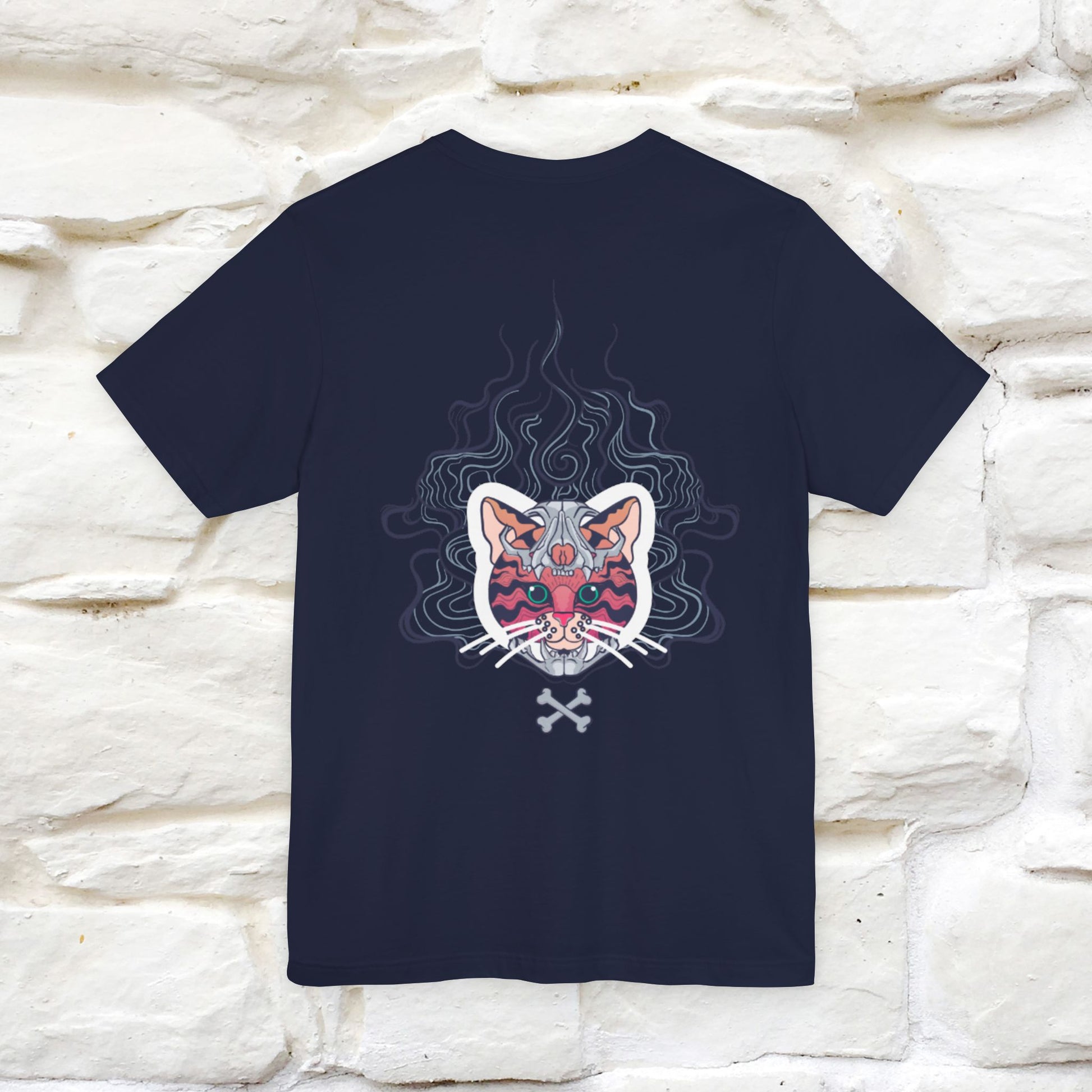 ''Air Fire Cat'' | Cat T-Shirt Front and Back Design | Nunu&Miao Studio - Nunu&Miao Studio