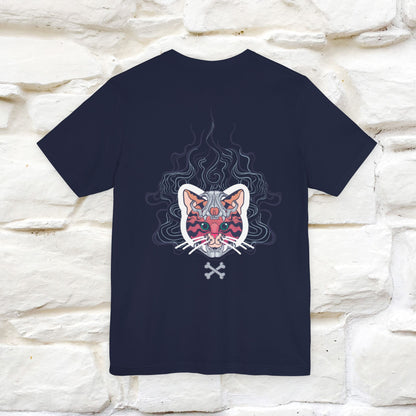 ''Air Fire Cat'' | Cat T-Shirt Front and Back Design | Nunu&Miao Studio - Nunu&Miao Studio