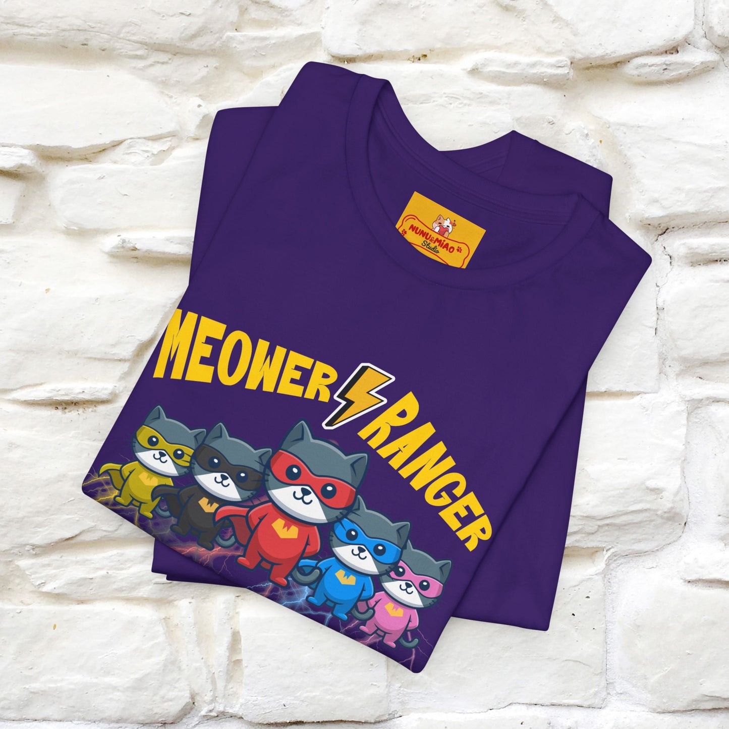 ''Meower Ranger''| CatT-Shirt | Nunu&Miao Studio - Nunu&Miao Studio