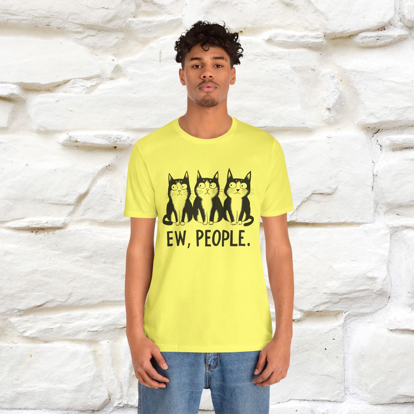 Ew, People | Funny Cat T-Shirt | Nunu&Miao Studio - Nunu&Miao Studio