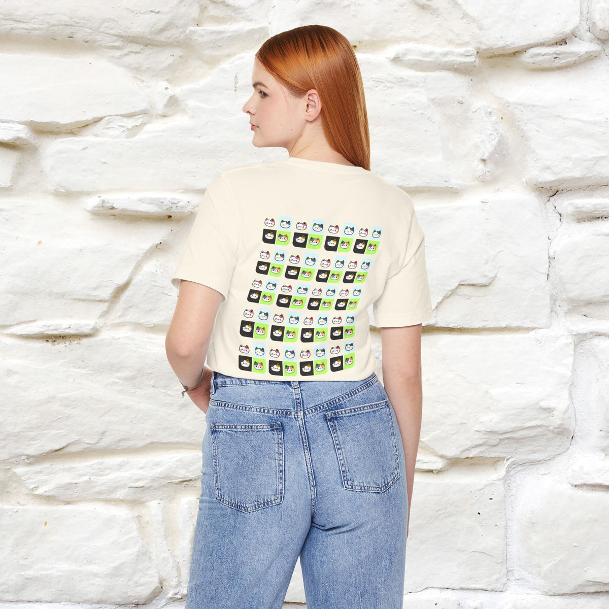 “Miaooo” | Cat T-Shirt | Front & Back Design | Nunu&Miao Studio