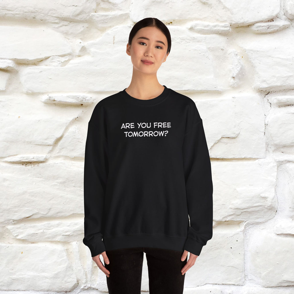 ''Are You Free Tomorrow ...'' | Cute Cat Sweatshirt | Nunu&Miao Studio