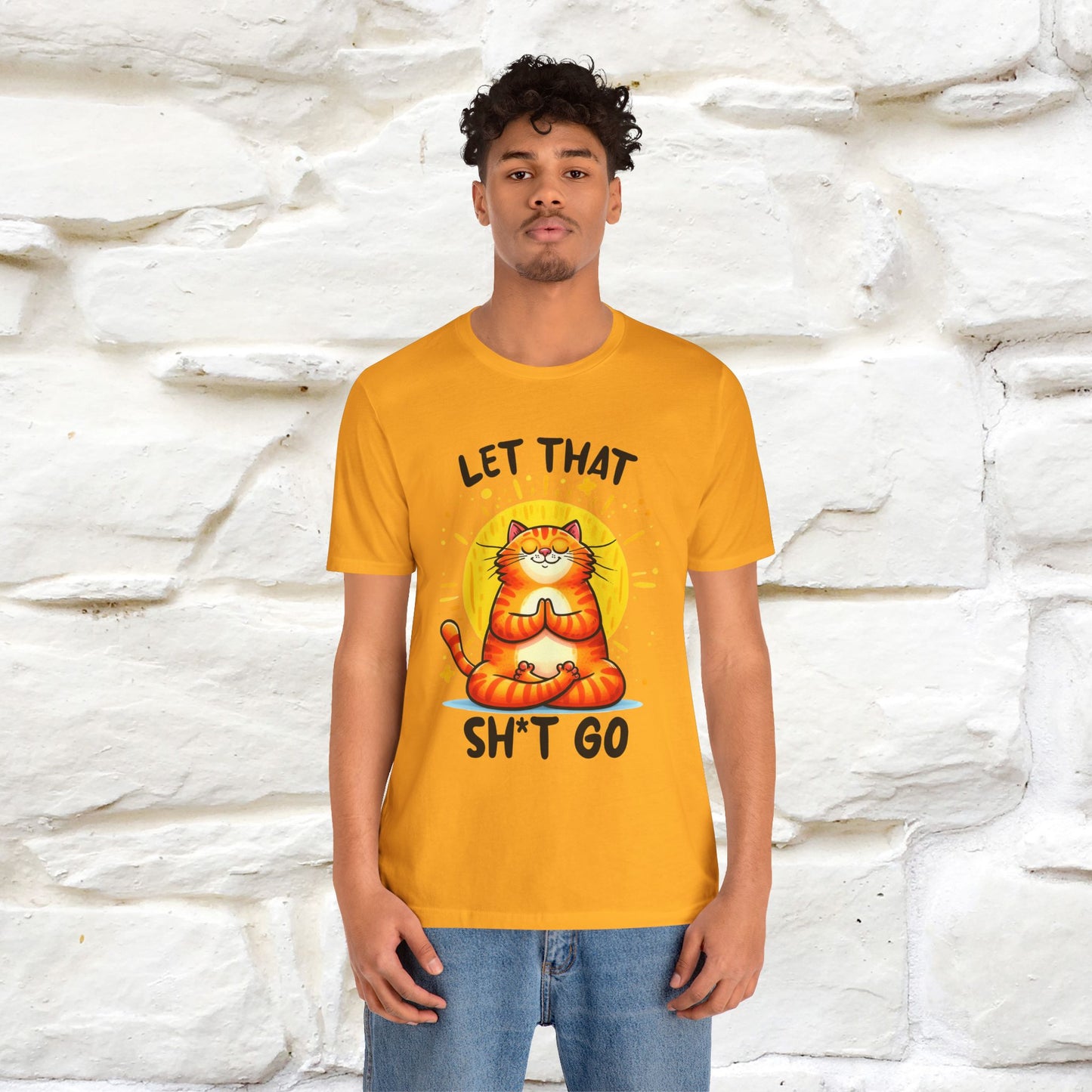 "Let That Sh*t Go" Cat T-shirt |Nunu&Miao Studio - Nunu&Miao Studio