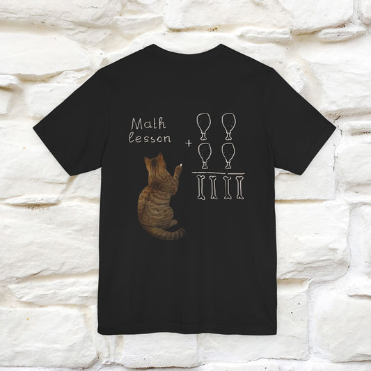 “Math teachers have too many functions.”|  Cat T-Shirt | Front & Back Design | Nunu&Miao Studio