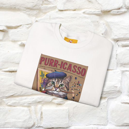 "Purr-icasso.'' |Cat Sweatshirt | Nunu&Miao Studio
