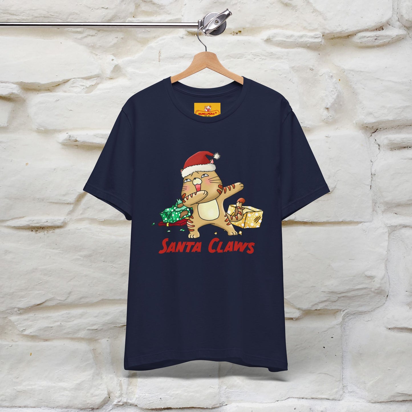 "Santa Claws" |Funny Cat T-Shirt | Nunu&Miao Studio