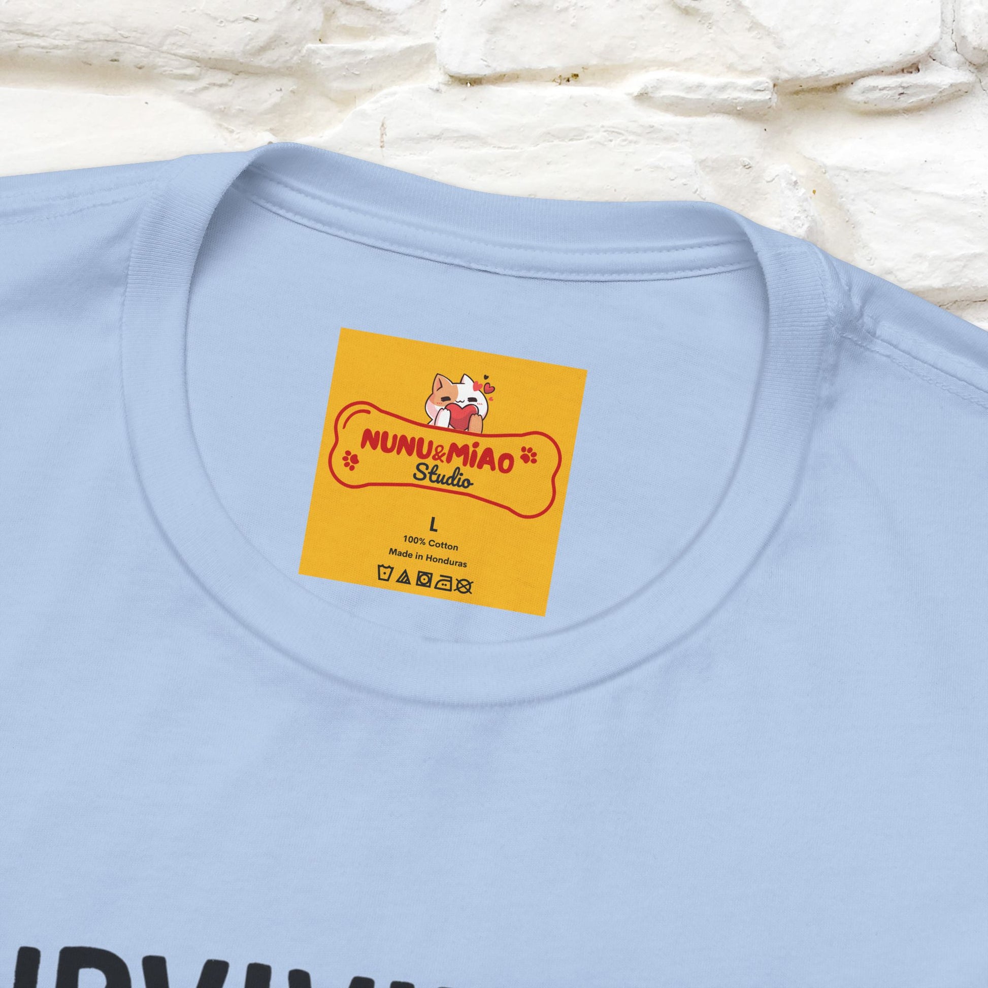 "Surviving Off...Vibes And Broken .. " |Cat T-Shirt | Nunu&Miao Studio - Nunu&Miao Studio