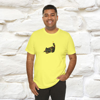 ''Be The Light" Cat T-Shirt| Front & Back Design | Nunu&Miao Studio - Nunu&Miao Studio