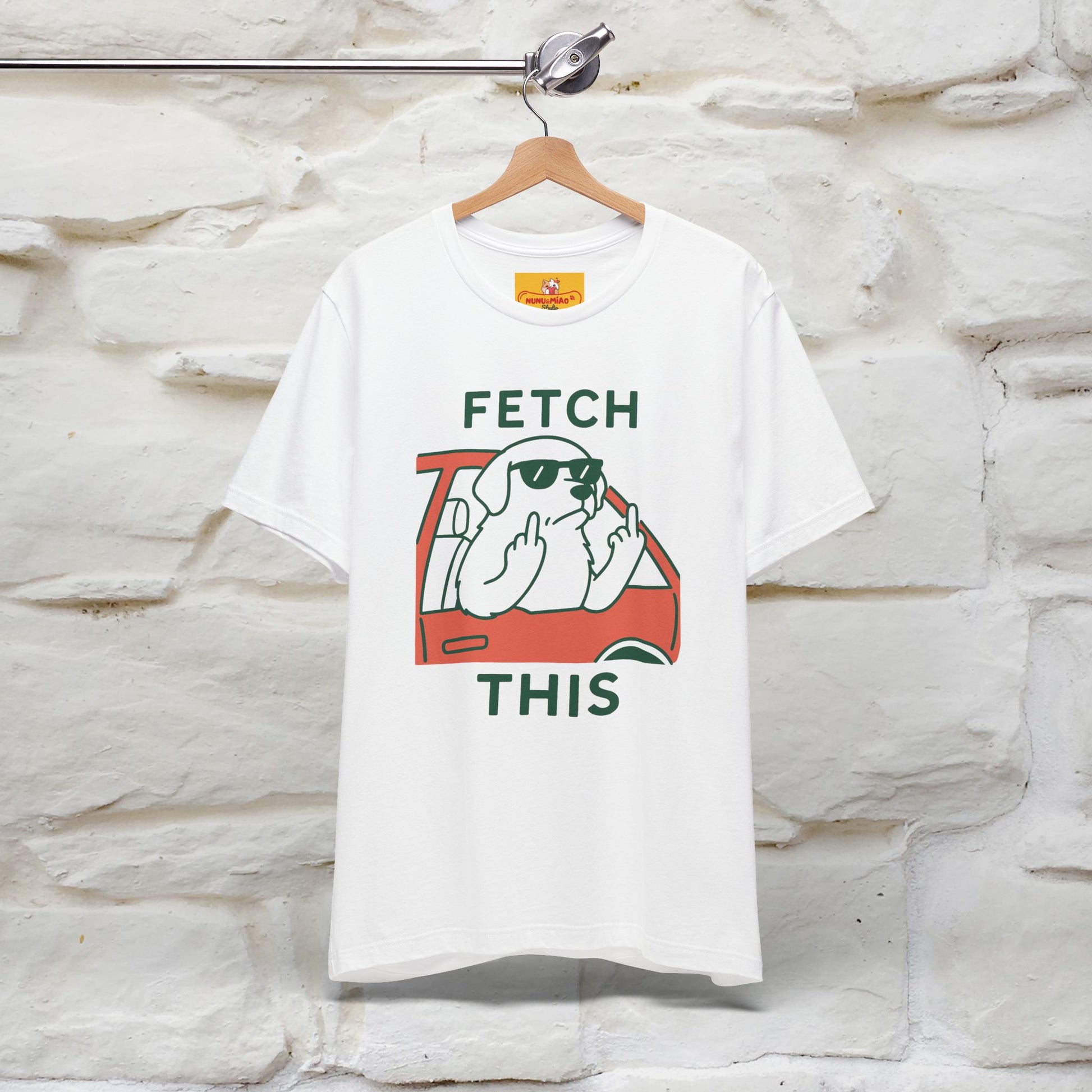 "Fetch This" Funny Dog T-shirt |Nunu&Miao Studio - Nunu&Miao Studio