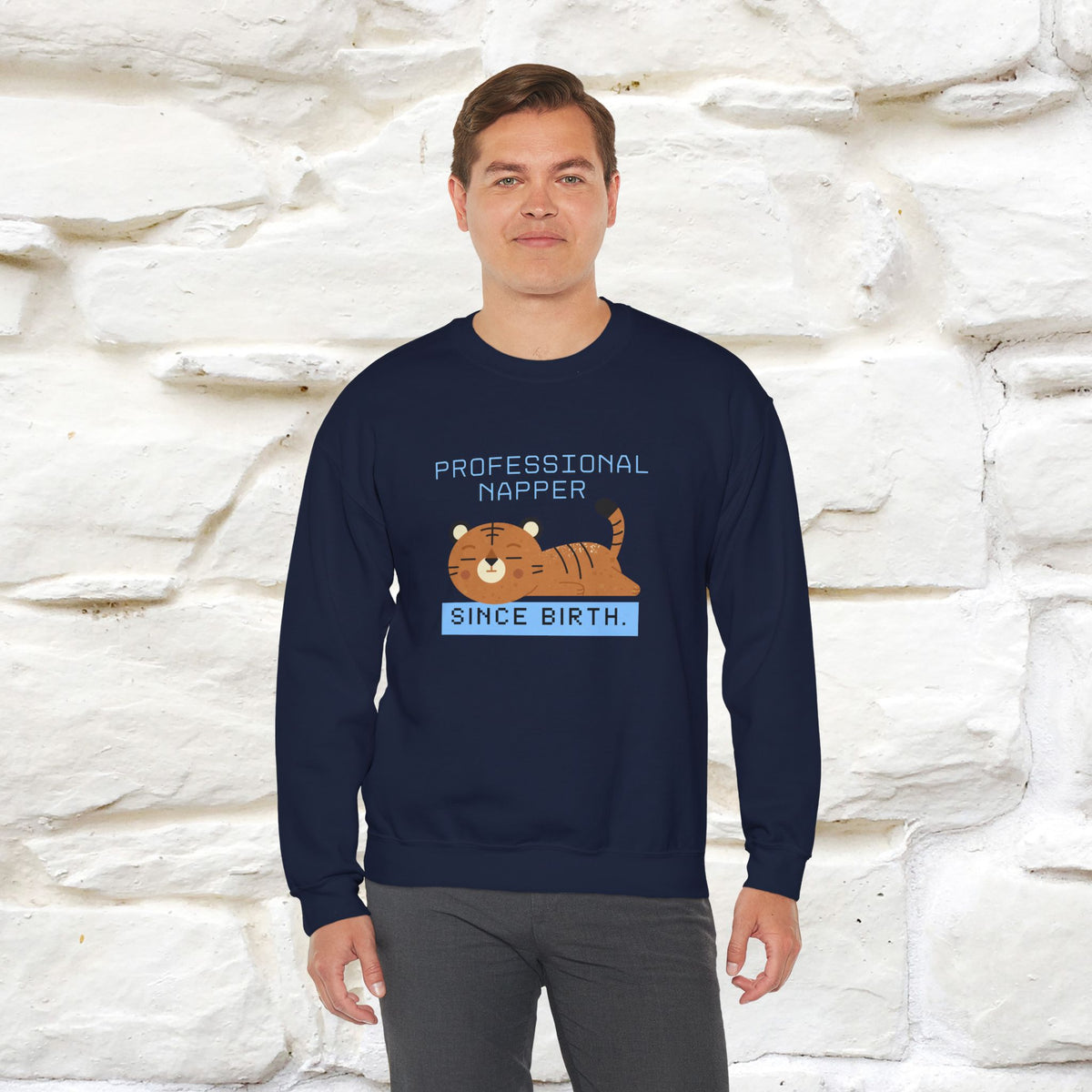 ''Professional Napper Since Birth'' |Cat Sweatshirt | Nunu&Miao Studio