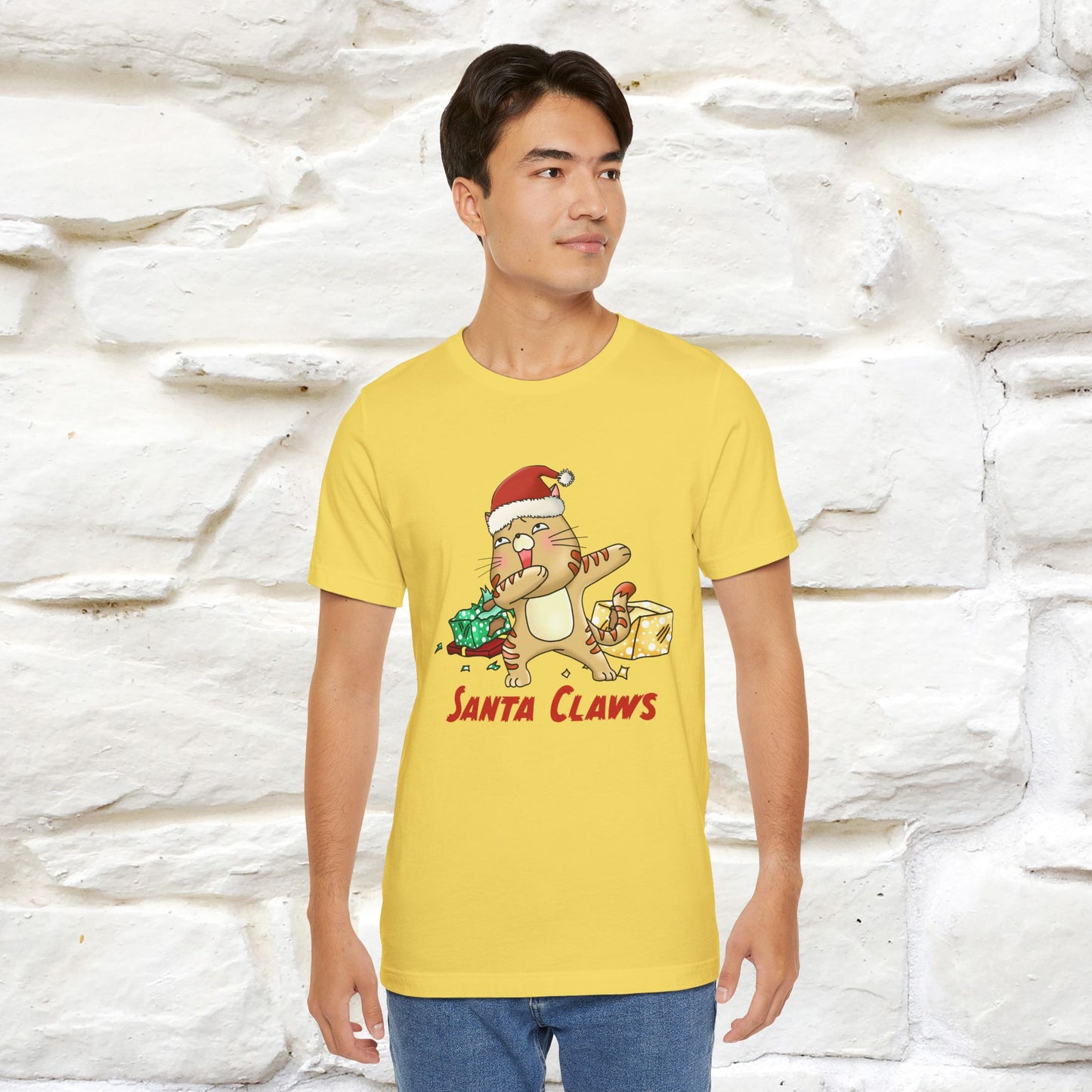 "Santa Claws" |Funny Cat T-Shirt | Nunu&Miao Studio