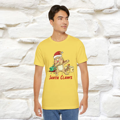 "Santa Claws" |Funny Cat T-Shirt | Nunu&Miao Studio