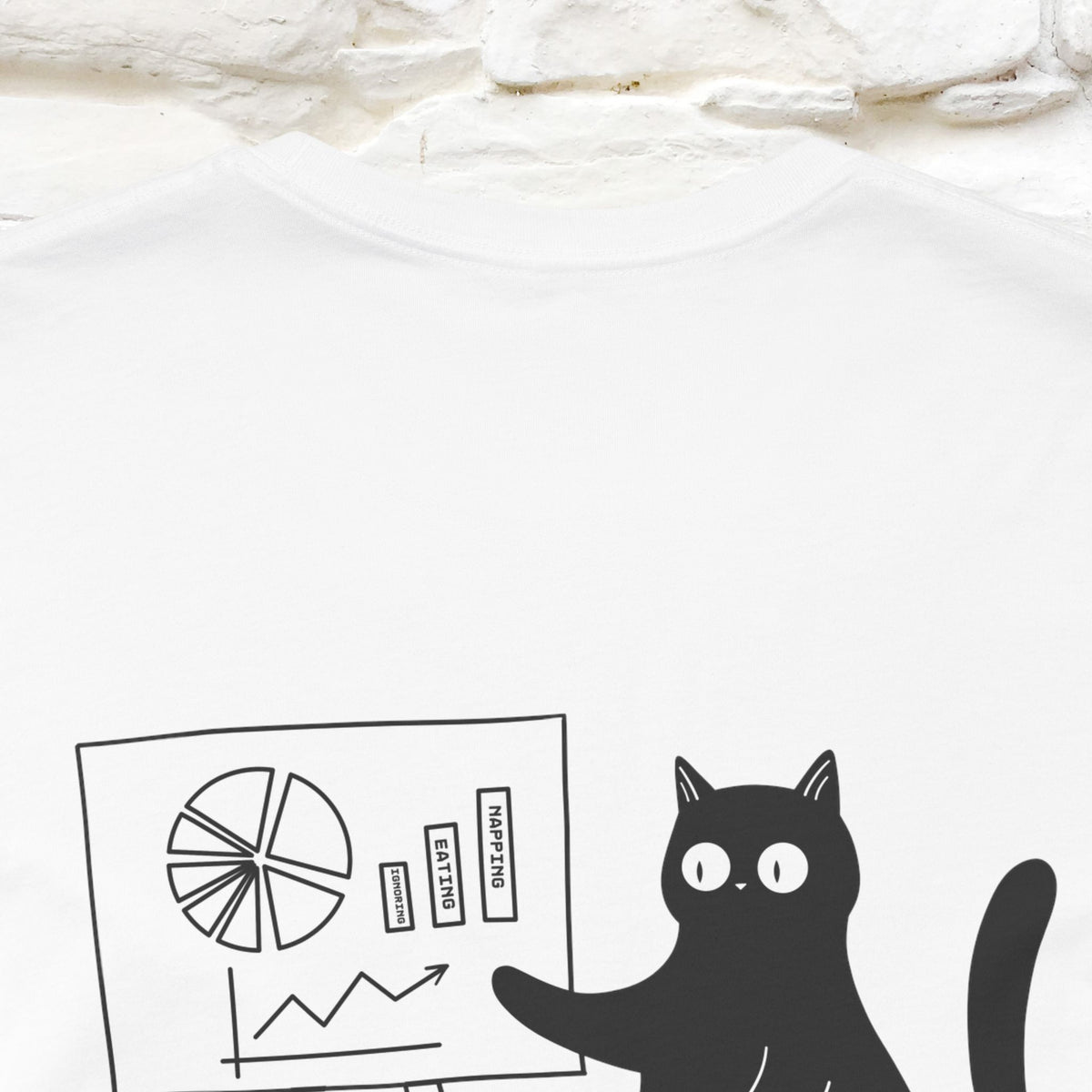 “Trust me, I’m statistically significant.”|  Cat T-Shirt | Front & Back Design | Nunu&Miao Studio