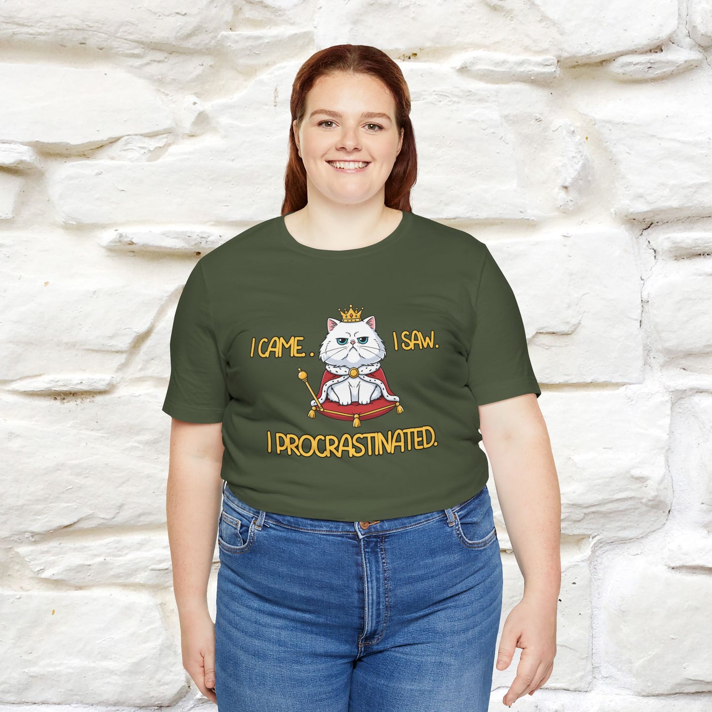 ''I came. I saw. I procrastinated.''| Funny T-Shirt | Nunu&Miao Studio