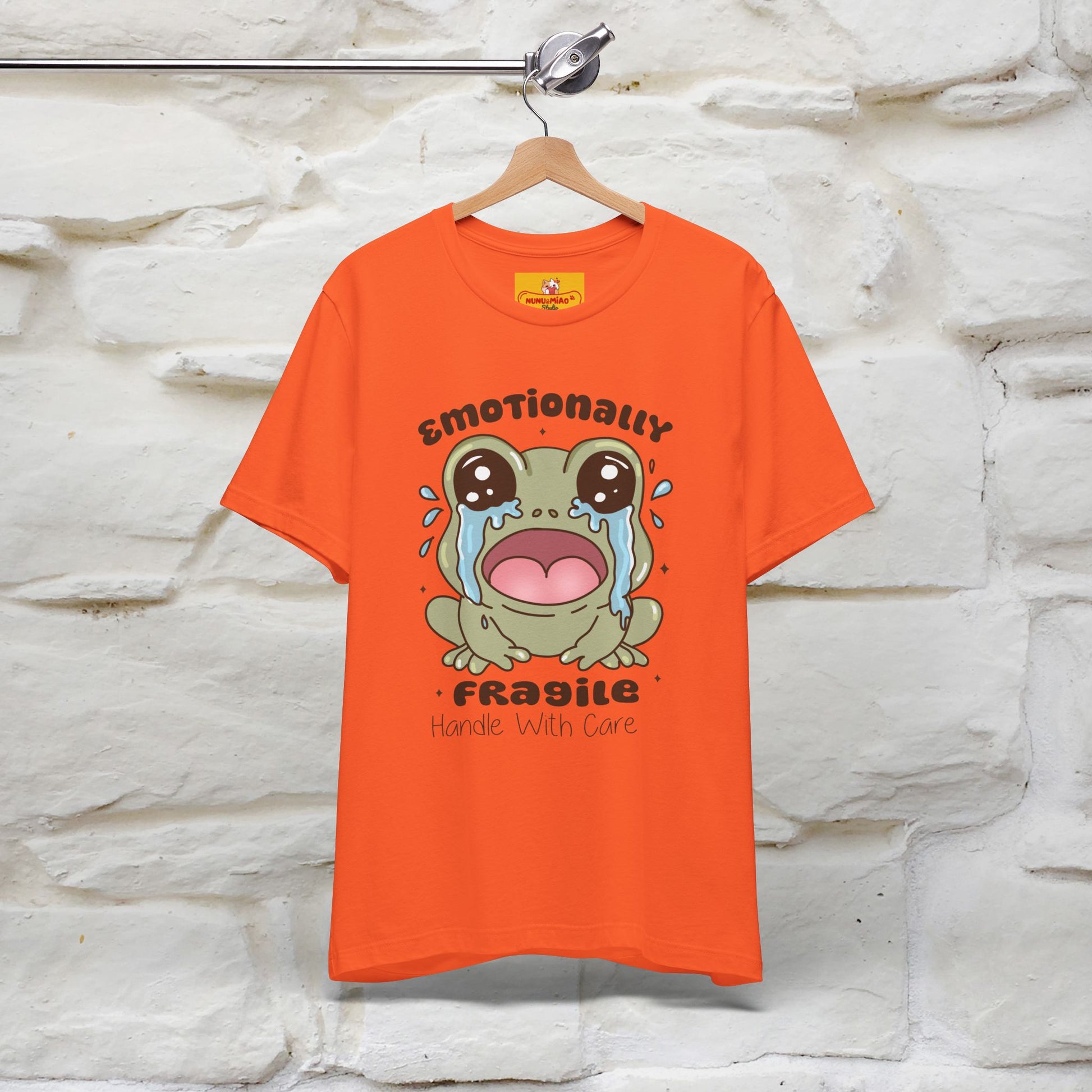 "Emotionally Fragile Handle With Care " Funny T-shirt |Nunu&Miao Studio - Nunu&Miao Studio