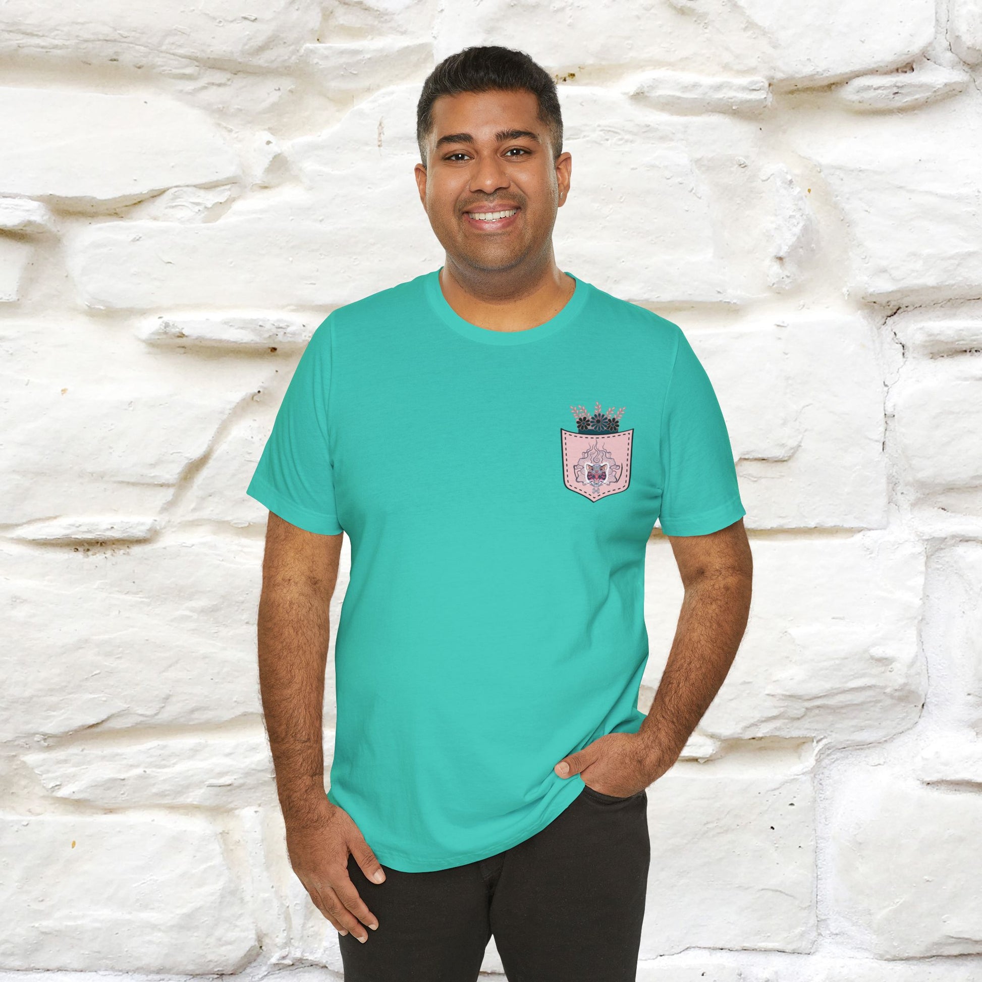 ''Air Fire Cat'' | Cat T-Shirt Front and Back Design | Nunu&Miao Studio - Nunu&Miao Studio