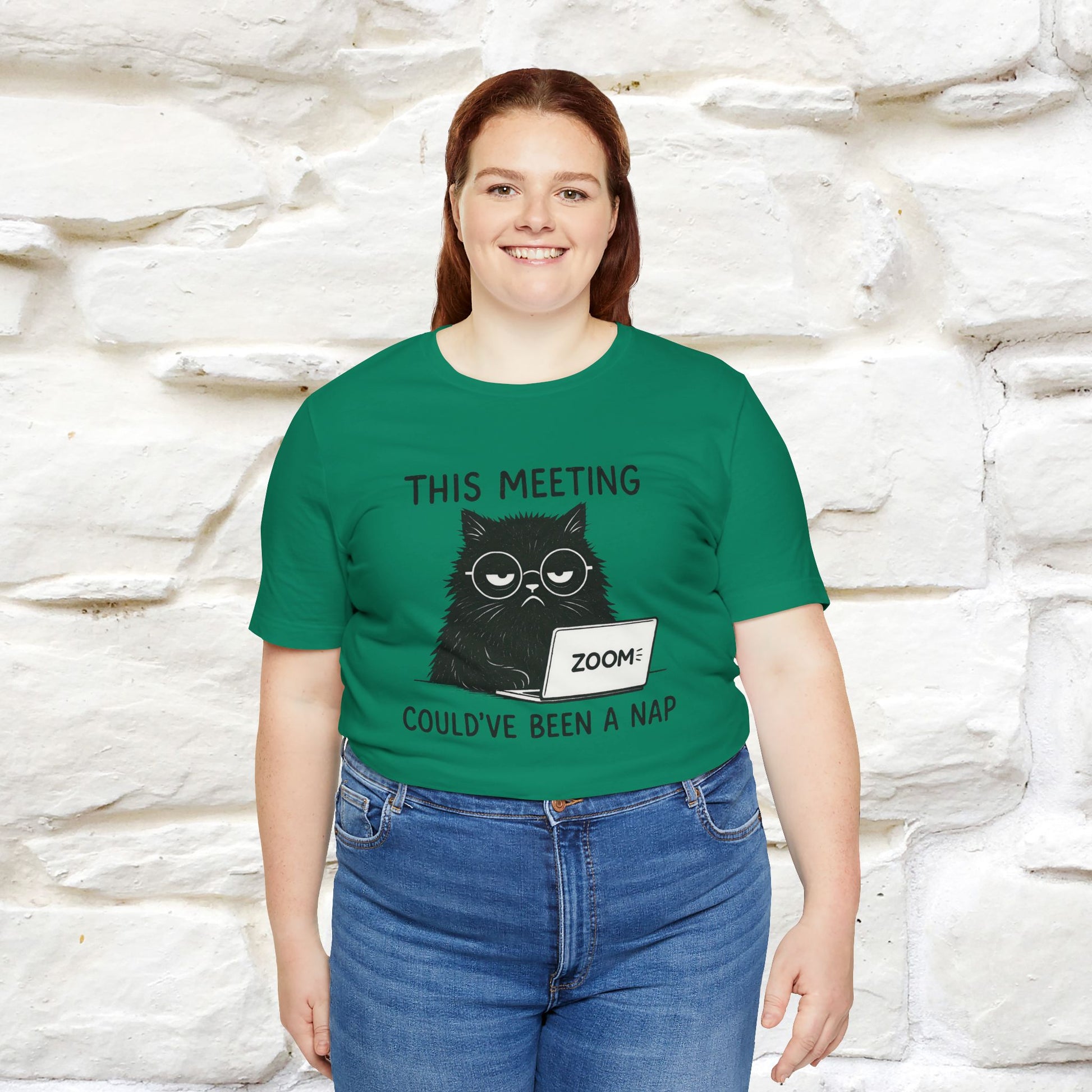 "This Meeting Could've Been a Nap" | Sarcastic Cat T-Shirt | Nunu&Miao Studio - Nunu&Miao Studio