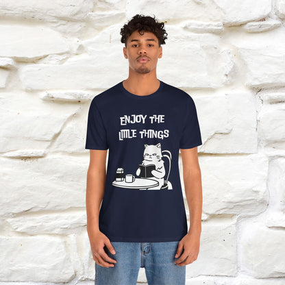 "Enjoy The Little Things." Cat T-Shirt | Nunu&Miao Studio