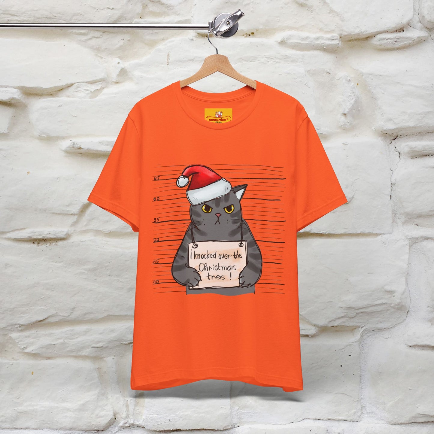 "I Knocked Over The Christmas Tree " |Funny Cat T-Shirt | Nunu&Miao Studio