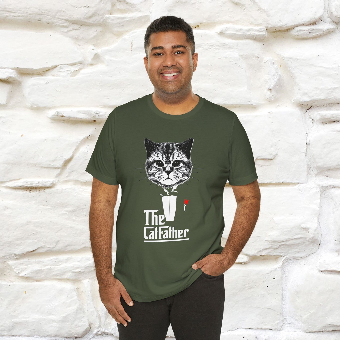 ''The Cat Father T-Shirt''| Iconic Cat Lover Tee | Nunu&Miao Studio - Nunu&Miao Studio