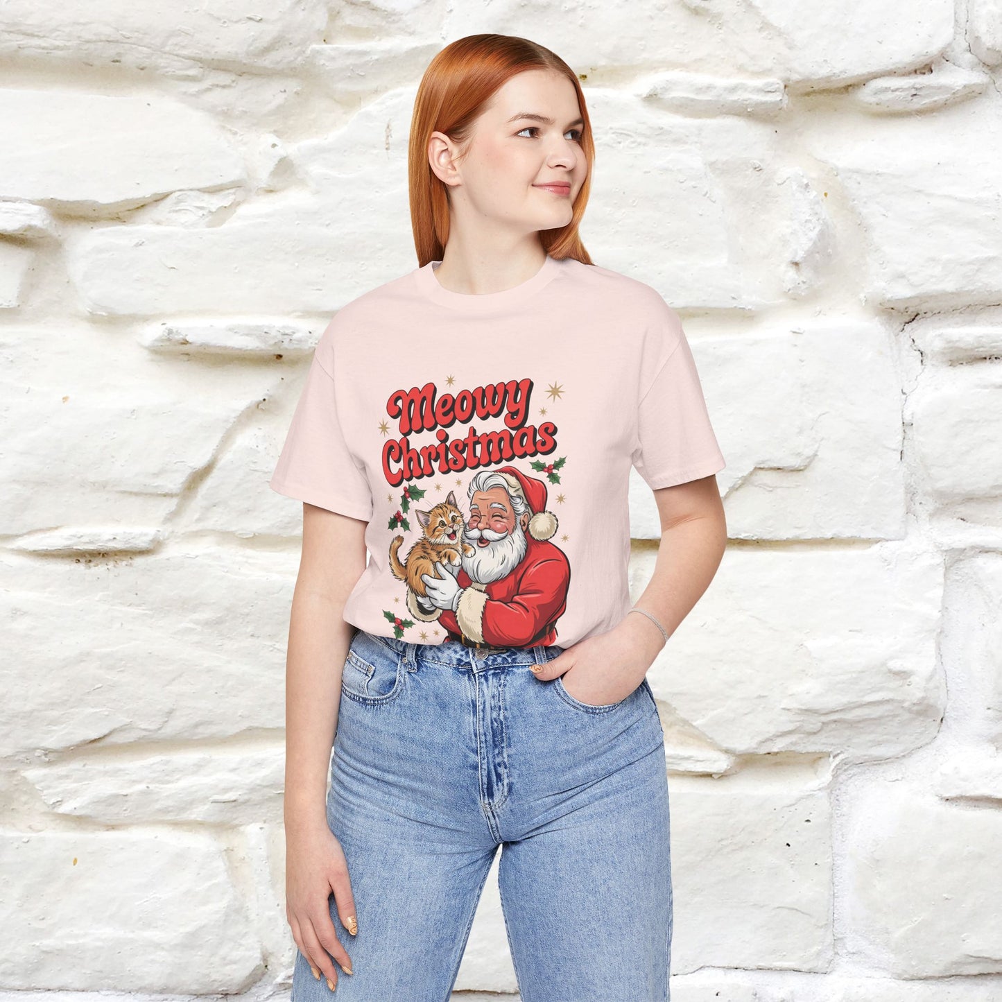 “Meowy Christmas” | Cat T-Shirt | Nunu&Miao Studio