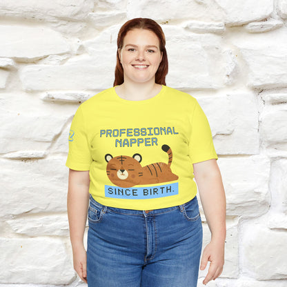 ''Professional napper since birth.''| CatT-Shirt | Nunu&Miao Studio - Nunu&Miao Studio