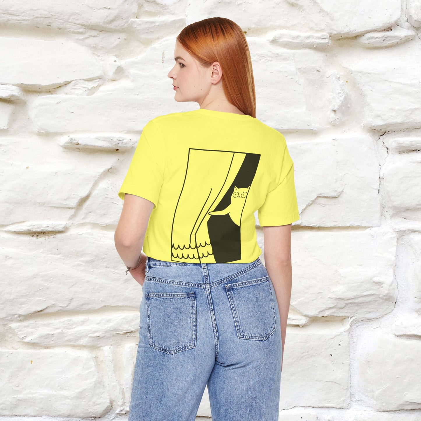 “Don’t trust atoms… they make up everything.” |  Cat T-Shirt | Front & Back Design | Nunu&Miao Studio