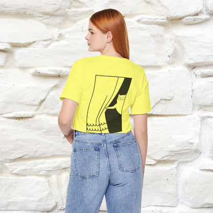 “Don’t trust atoms… they make up everything.” |  Cat T-Shirt | Front & Back Design | Nunu&Miao Studio