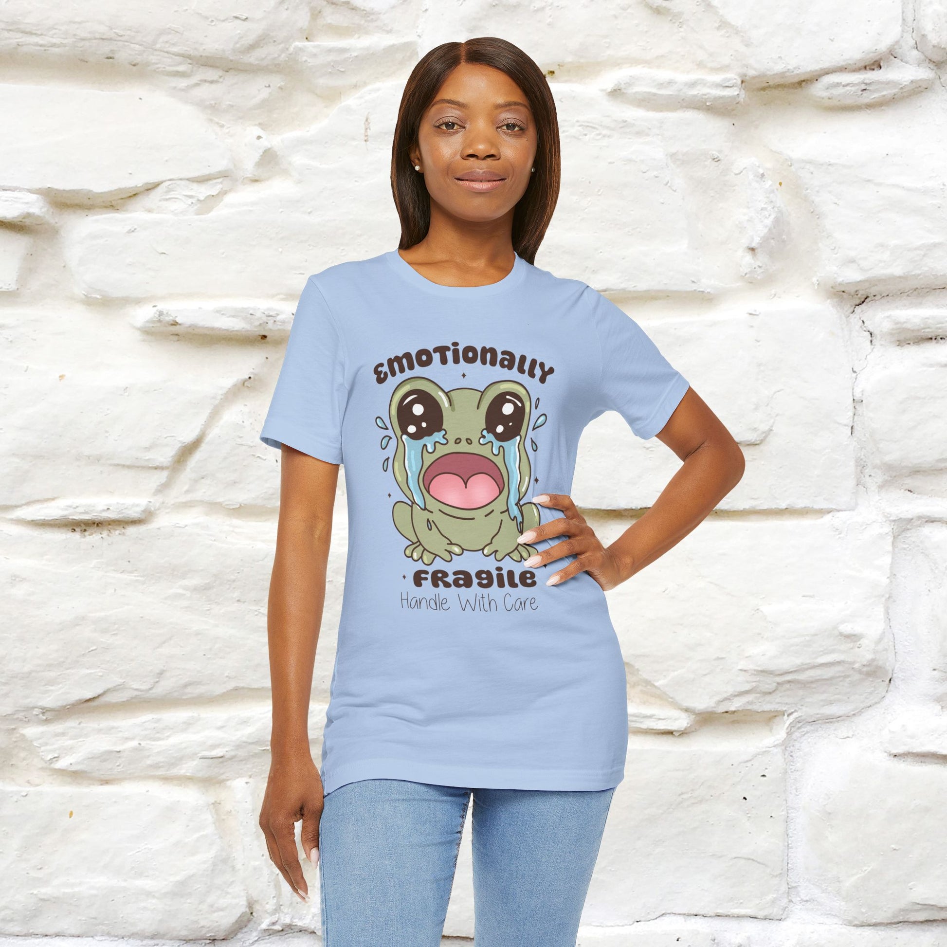 "Emotionally Fragile Handle With Care " Funny T-shirt |Nunu&Miao Studio - Nunu&Miao Studio