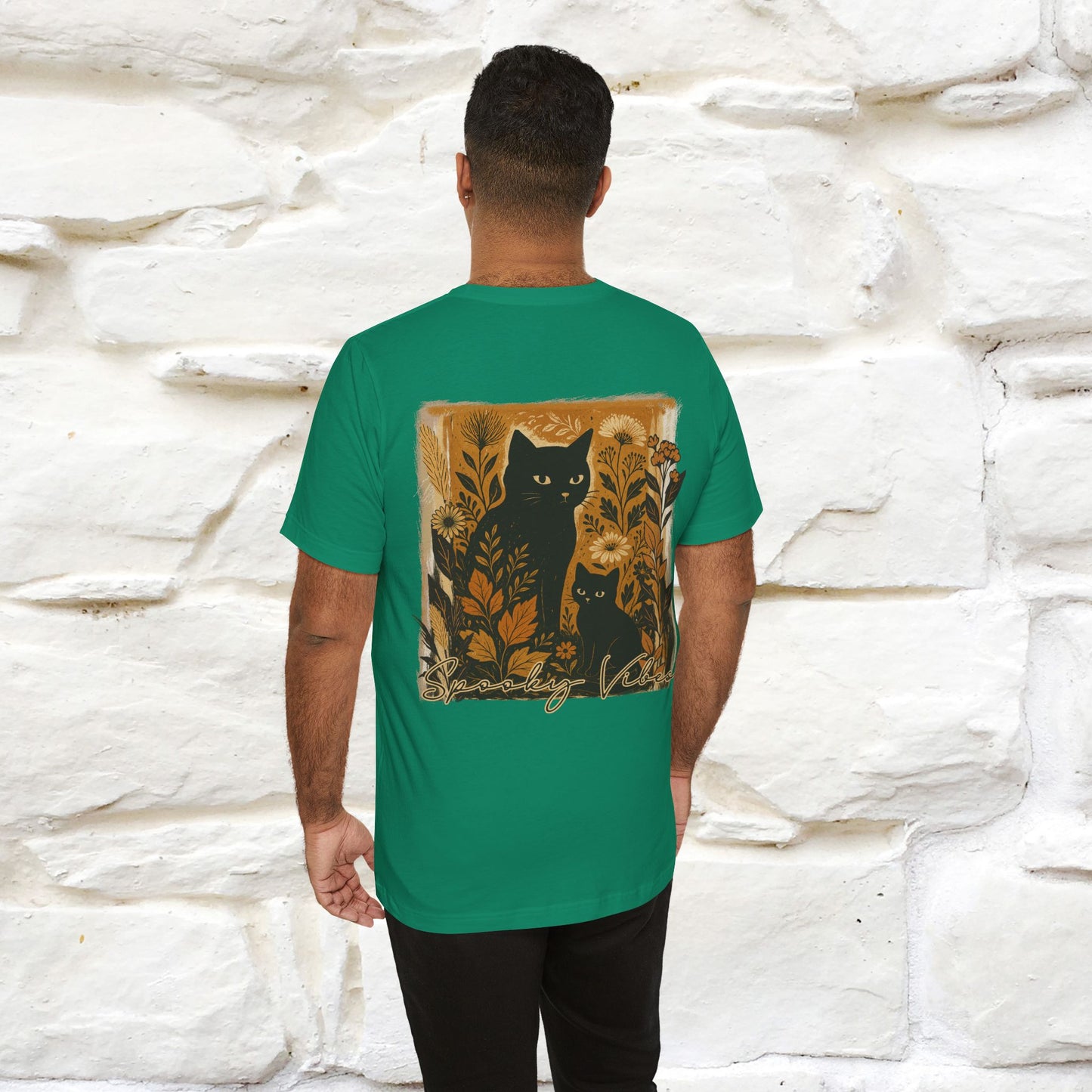 "Spooky Vibes" Cat T-shirt |Nunu&Miao Studio - Nunu&Miao Studio